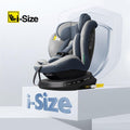 Red Reecle i-Size ISOFIX 360 Swivel Car Seat 40-150 cm, from Birth to 12 Years