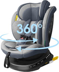 Reecle i-Size ISOFIX 360 Swivel Car Seat 40-150 cm, from Birth to 12 Years