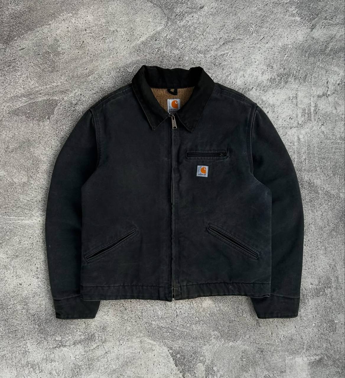 Perfect Petrol Gray Carhartt Detroit Jacket WJ097 PTL - 2007's