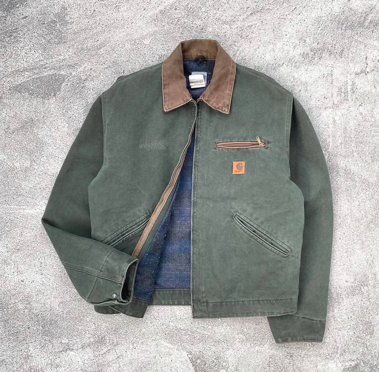 2002's Moss Green Carhartt Detroit Jacket J97 MOS