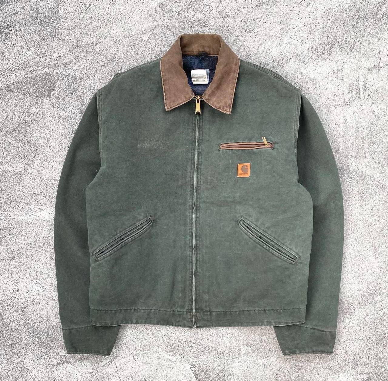 2002's Moss Green Carhartt Detroit Jacket J97 MOS