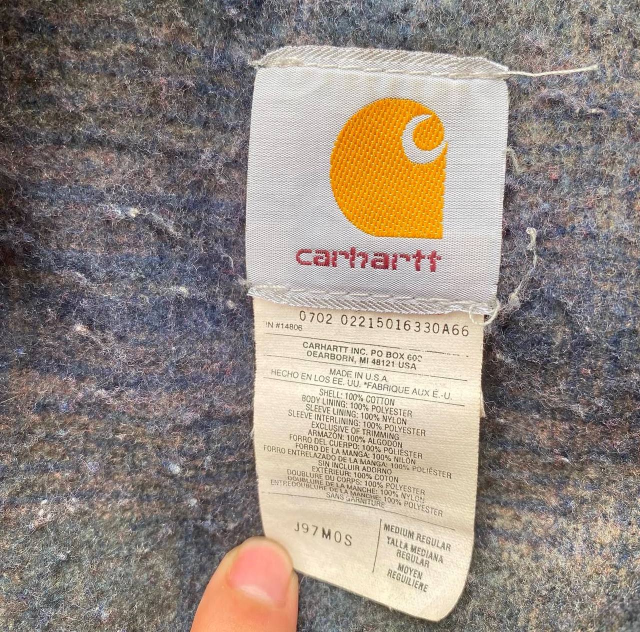 2002's Moss Green Carhartt Detroit Jacket J97 MOS