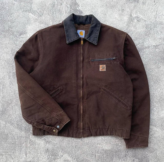 2008's Dark Brown Carhartt Detroit Jacket J97 DKB