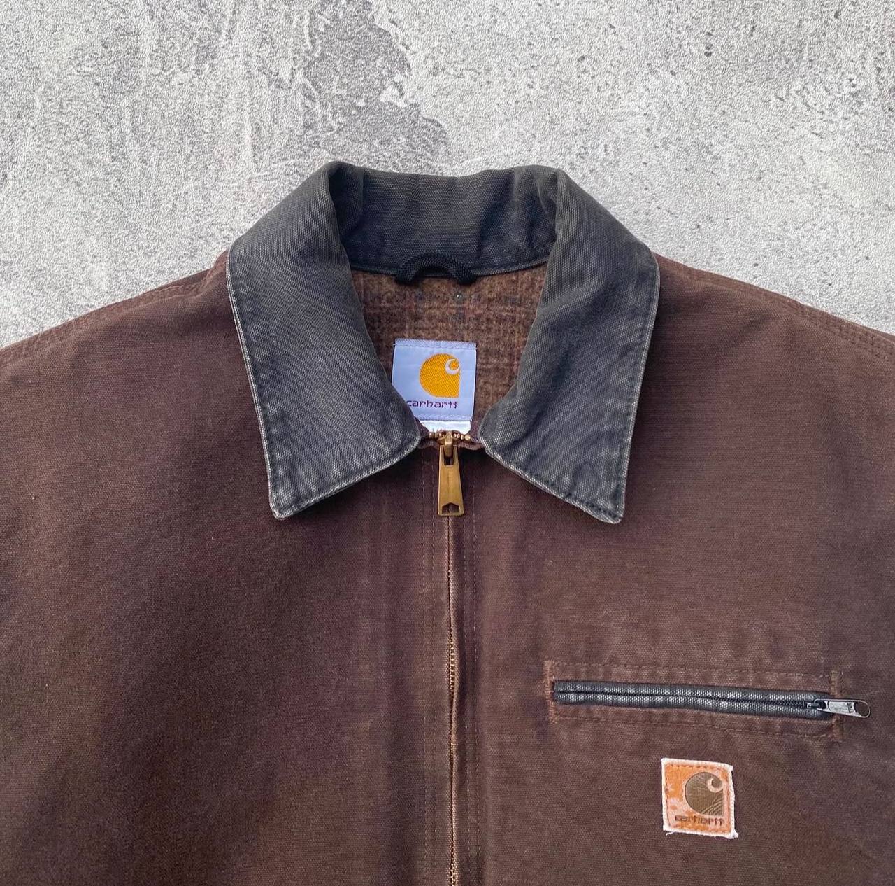 2008's Dark Brown Carhartt Detroit Jacket J97 DKB