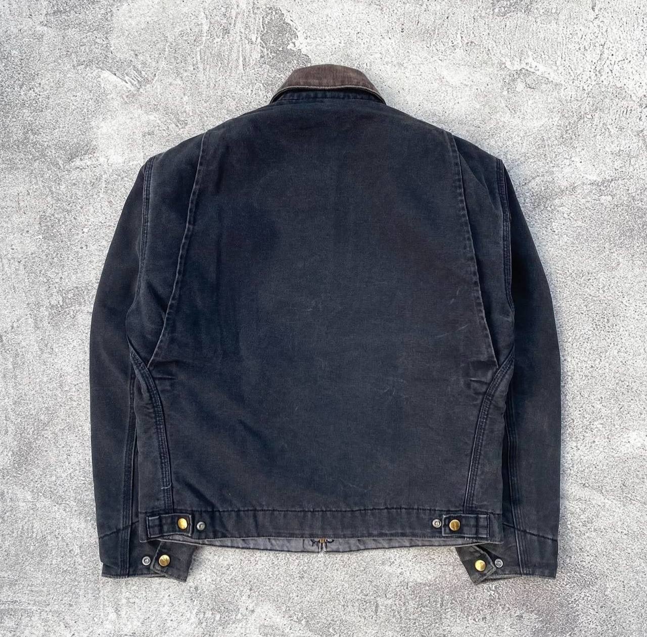 1990's Faded Black Carhartt Detroit Jacket JB105 BLK