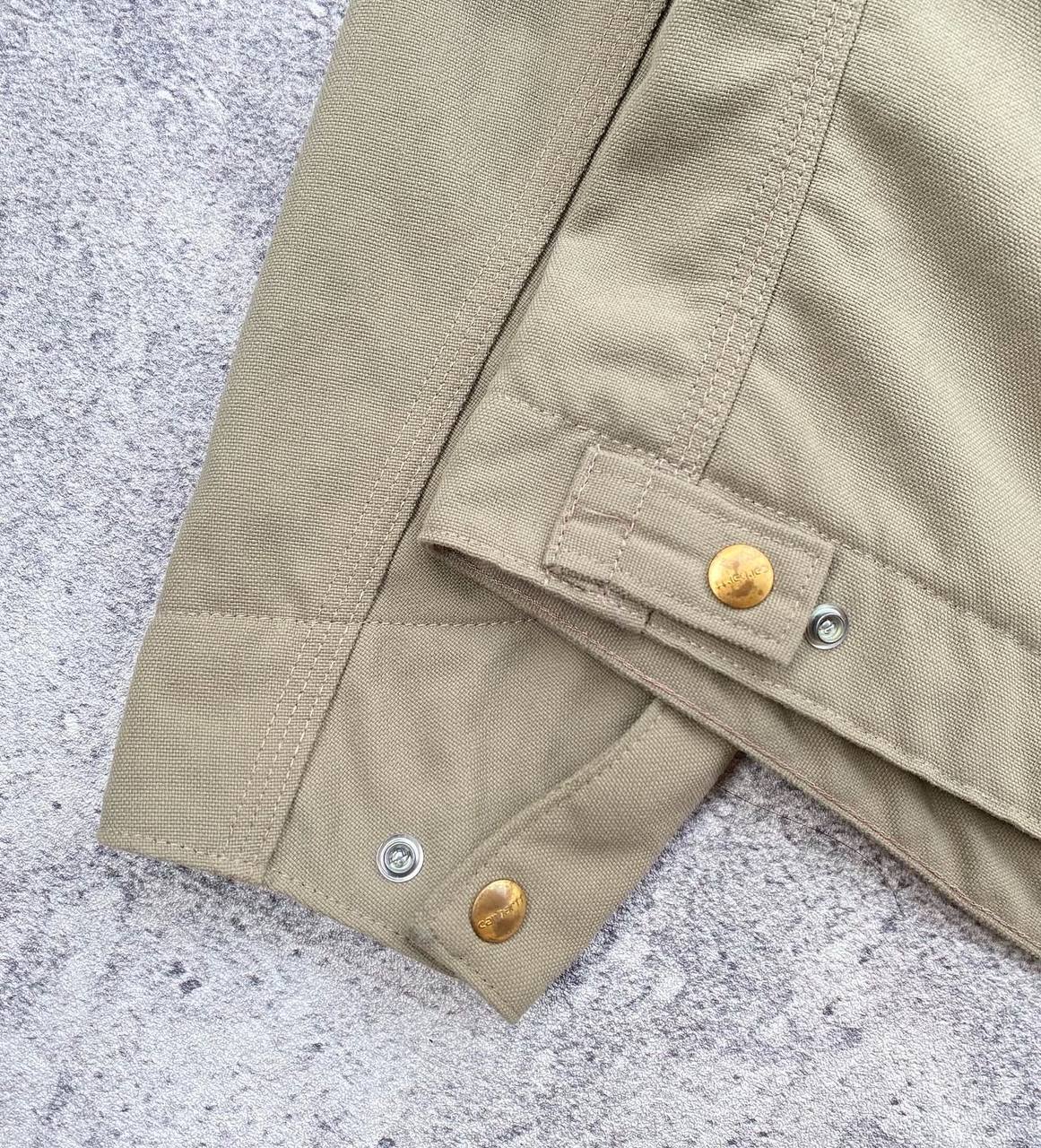 Vintage Carhartt Detroit Jacket J124 TAN Flannel-Nylon Duck