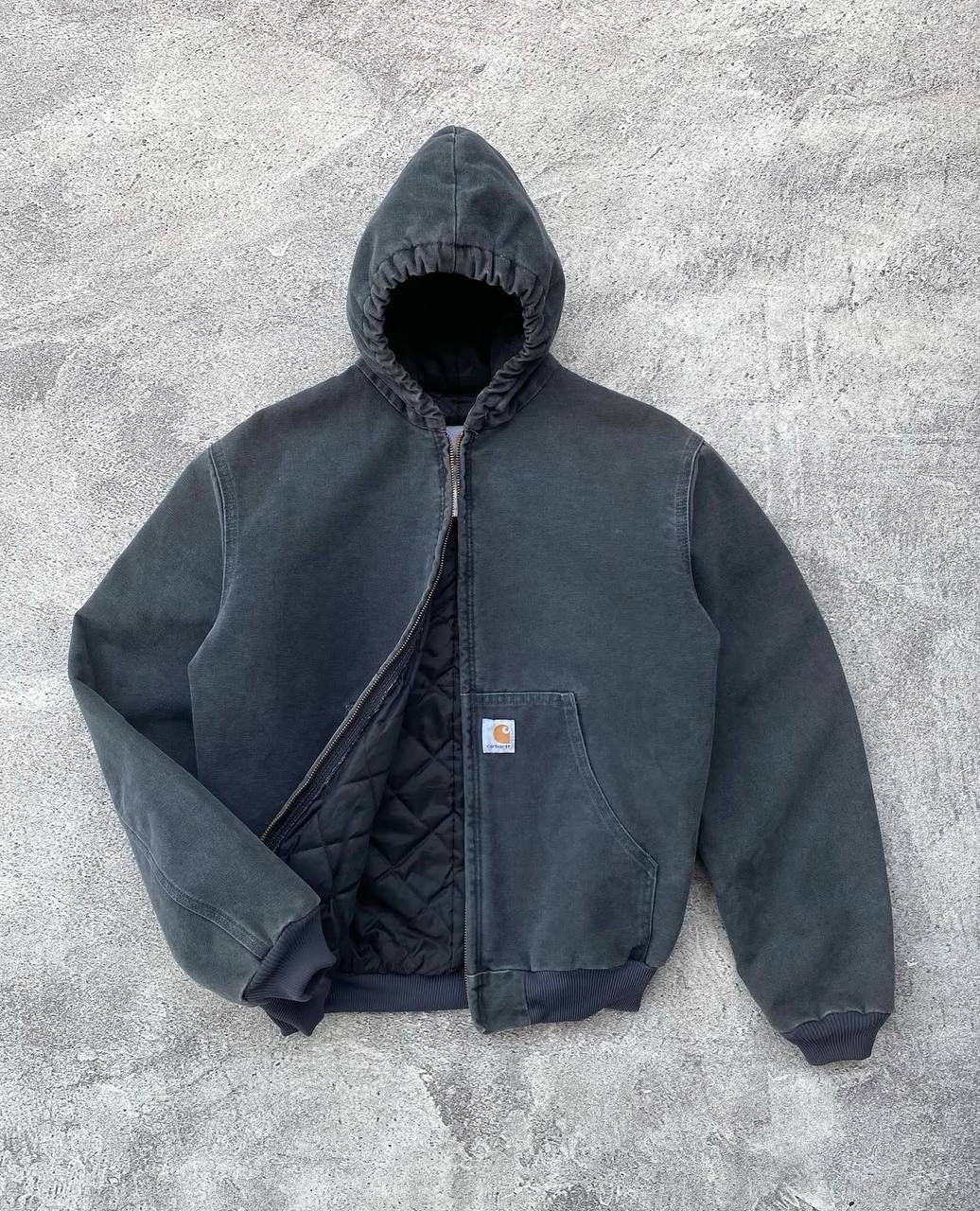2000's Petrol Grey Carhartt Active Jacket Y06PTL