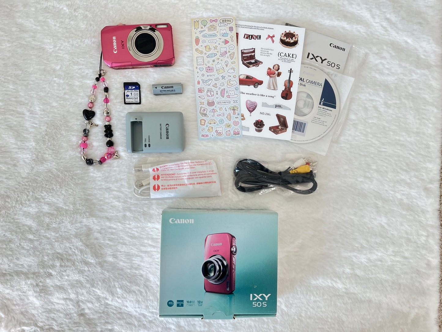 💖 Pre-Owned Canon pink Ixy50S digital camera 💖