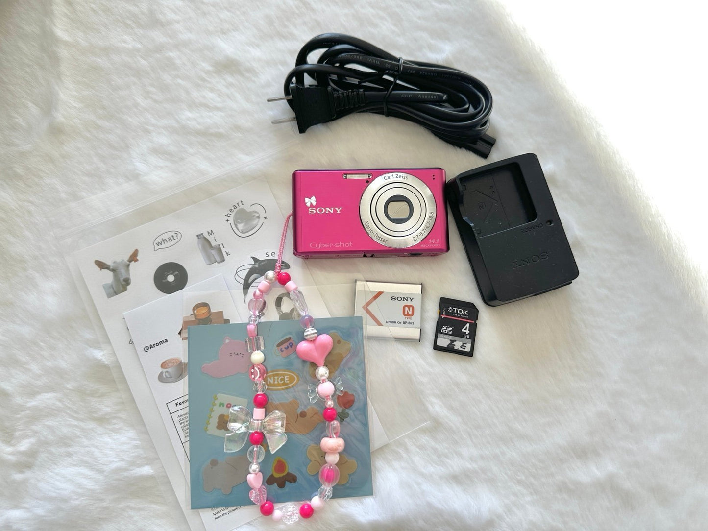 💖 Pre-Owned Sony Pink Cyber-shot DSC-W530 Digital Camera 💖