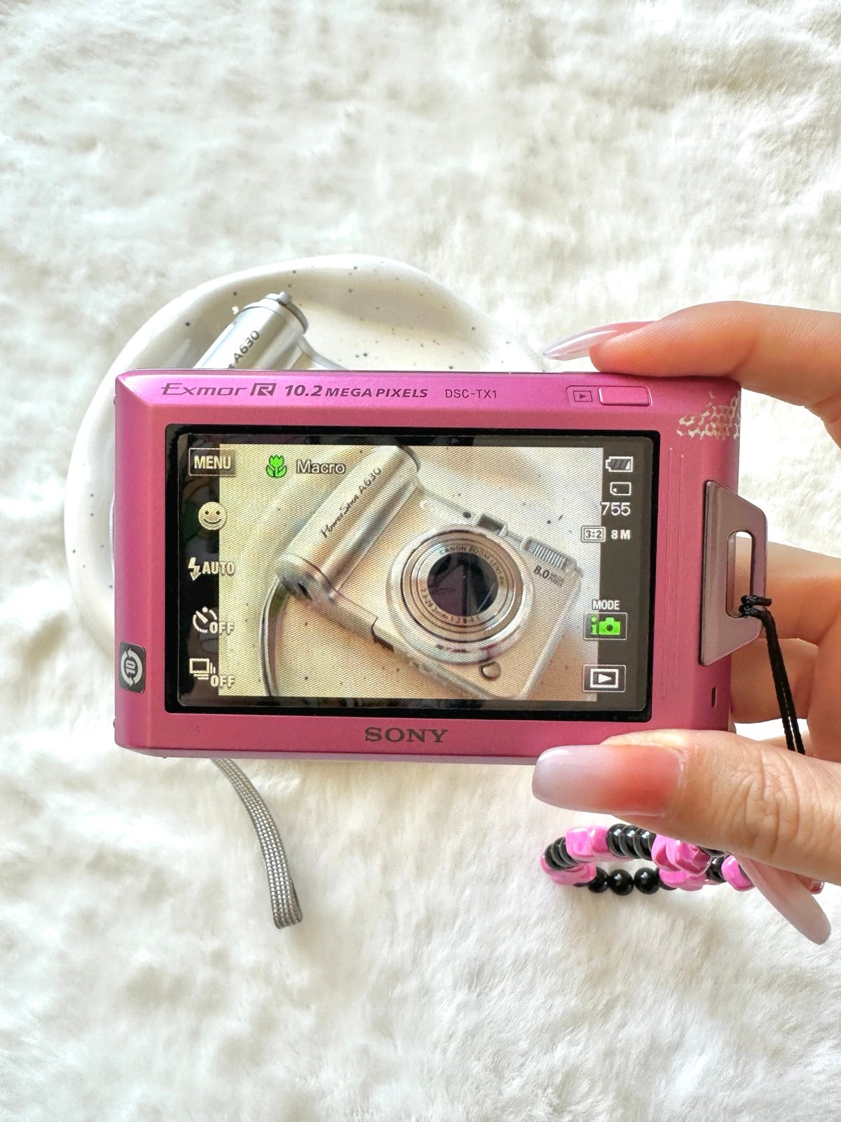 💖 Pre-Owned Sony Pink Cyber-shot DSC-TX1 Digital Camera