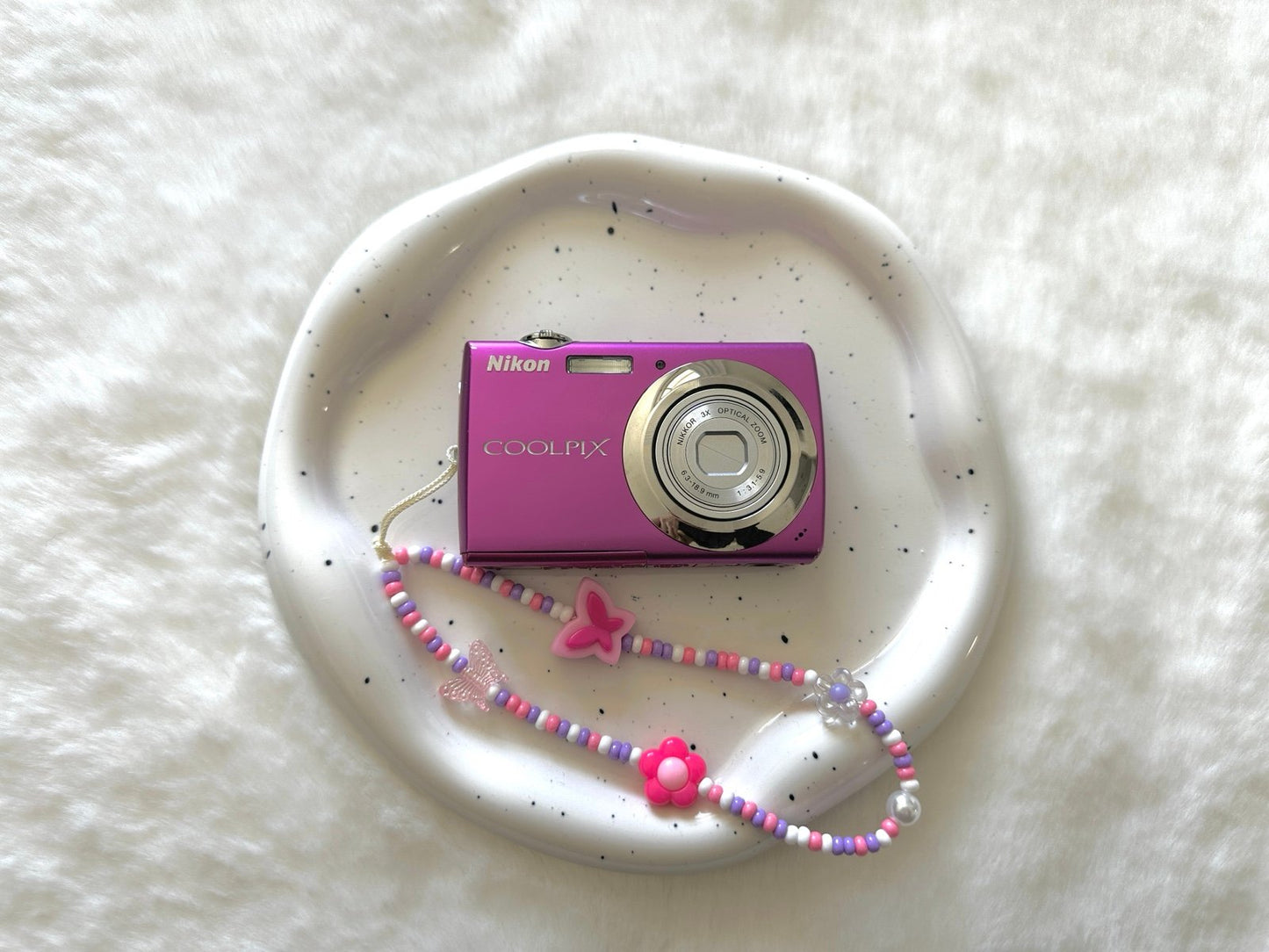 💖 Pre-Owned Nikon Coolpix S520 purple digital camera 💖